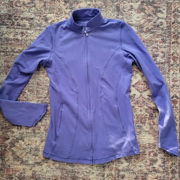 Beyond Yoga Jackets & Blazers - Beyond Yoga Long Curve Jacket Iris Purple XS